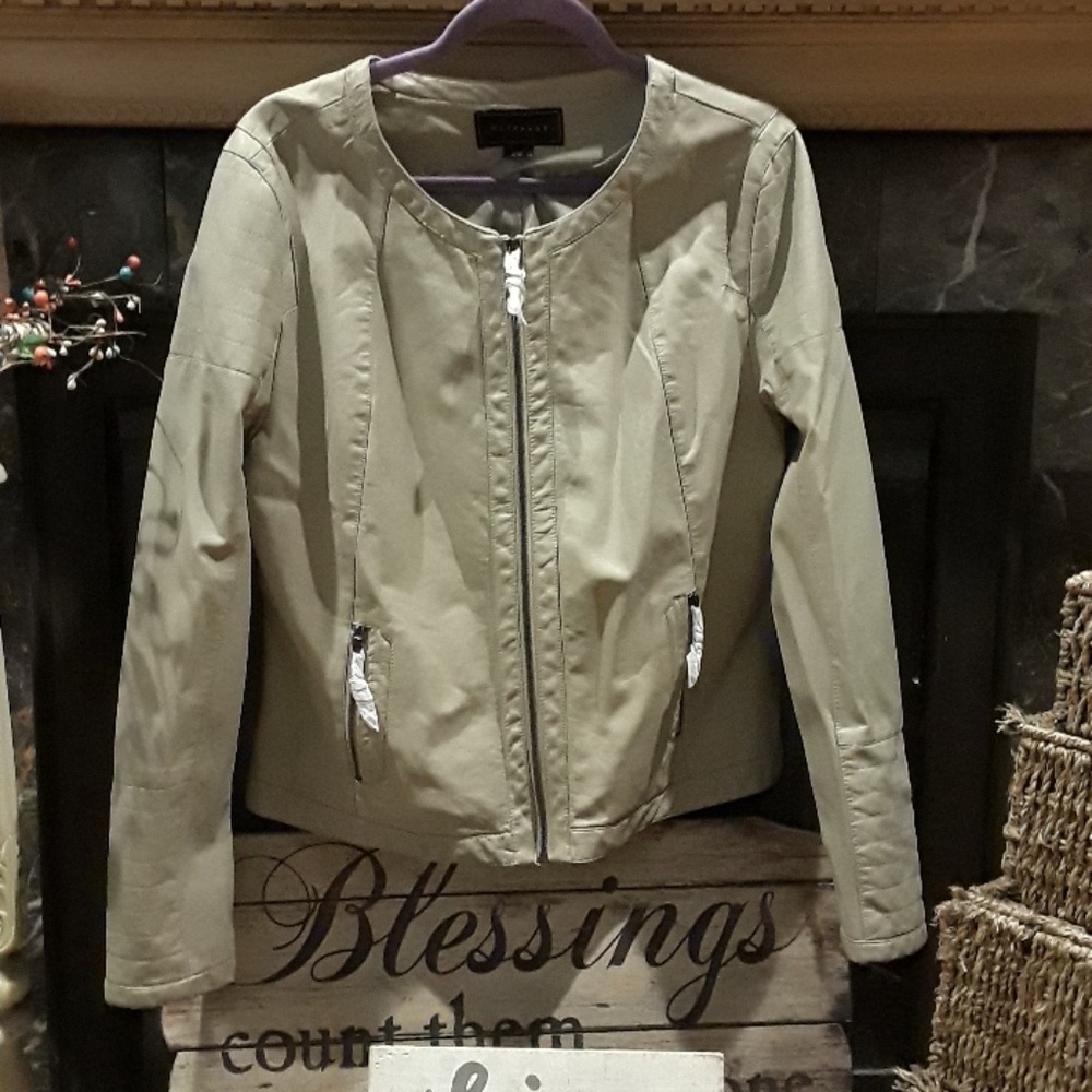 Faux Leather  Jacket